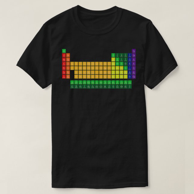 Regelbundna bord i inslag t shirt (Design framsida)