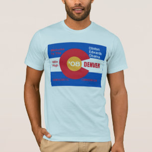 RegelDenver för medborgare demokratisk flagga Tee Shirt
