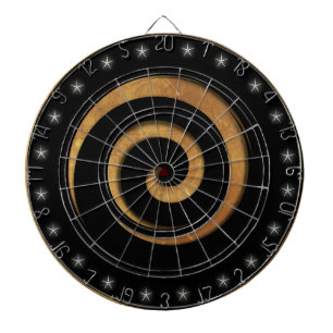 Regelstyrelsen för Black och Tan Spiral Darttavla