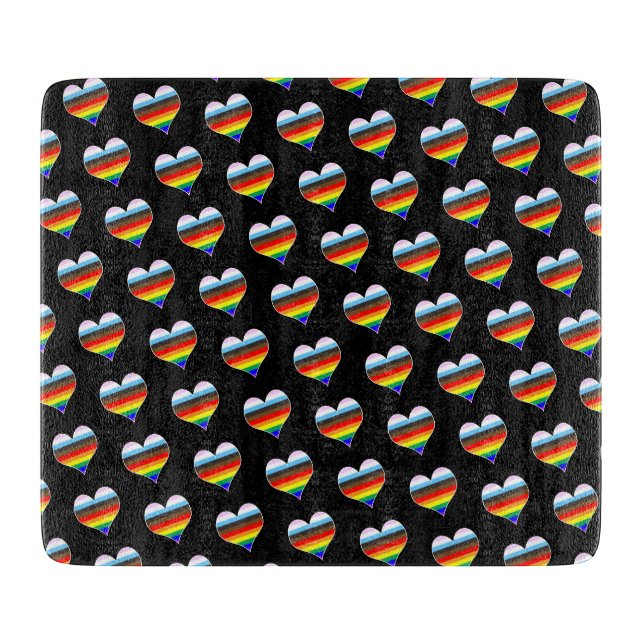 Regelstyrelsen för Rainbow Heart Mönster (Framsidan)