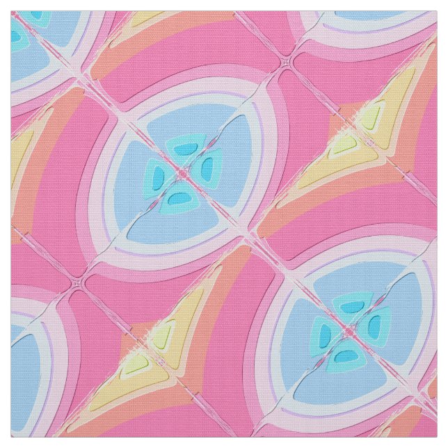 Regenbogen abstraktes buntes Stoffmuster Tyg (Provkarta)