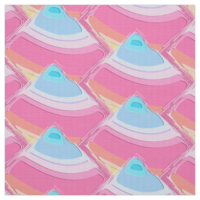 Regenbogen abstraktes Stoffmuster Tyg (Provkarta)