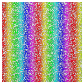 Regenbogen abstraktes weißes Stoffmuster Tyg