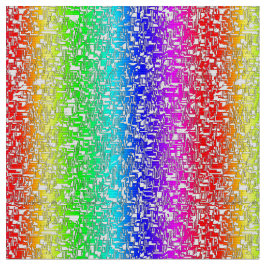 Regenbogen abstraktes weißes Stoffmuster Tyg