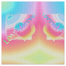 Regenbogenmuste Schriftzug Liebe für immer