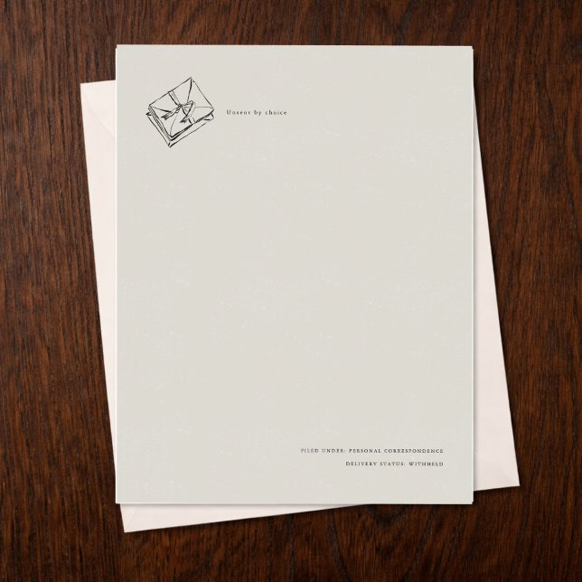 Regency Epistolary Dark Academia  Brevhuvud (Skapare uppladdad)