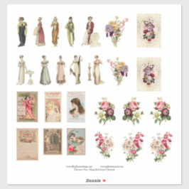 Regency Era Mode Set 1 specialskuren vinyldekal Klistermärken
