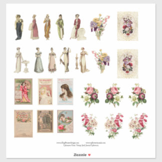 Regency Era Mode Set 1 specialskuren vinyldekal Klistermärken