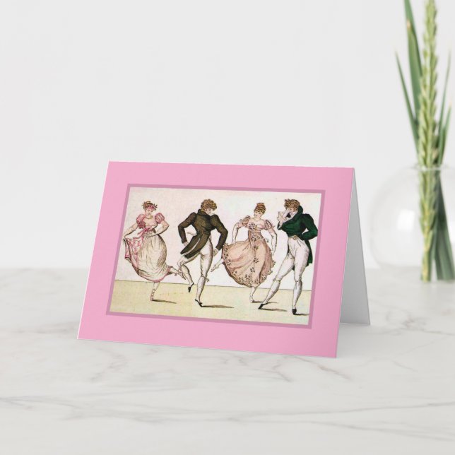 Regency födelsedrottning kort (Framsida)