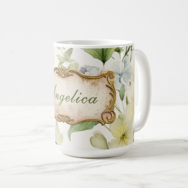 Regency Garden Personlig Kaffemugg (Framsida höger)