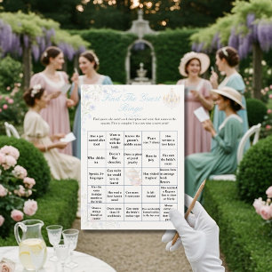 Regency Hitta bröllopsduschbingo för gäster spel Inbjudningar