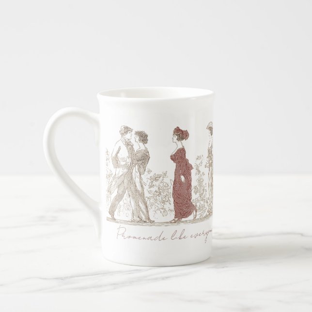 Regency Romance  Benporslin Mugg (Vänster)
