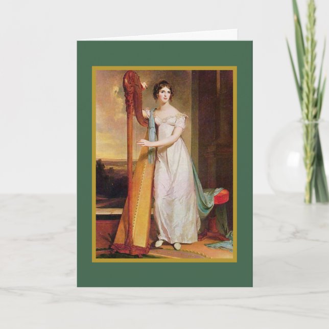 Regency-stil fest kort (Framsida)