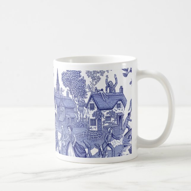 Regency Undead Blue Willow - Mugg (Höger)