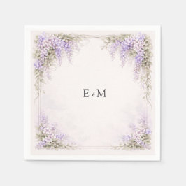 Regency Wisteria Bröllop Pappersservett
