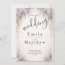 Regency Wisteria Inbjudningar