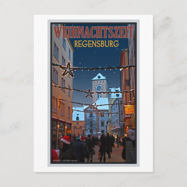 Regensburg Altes Rathaus Vykort (Framsida)