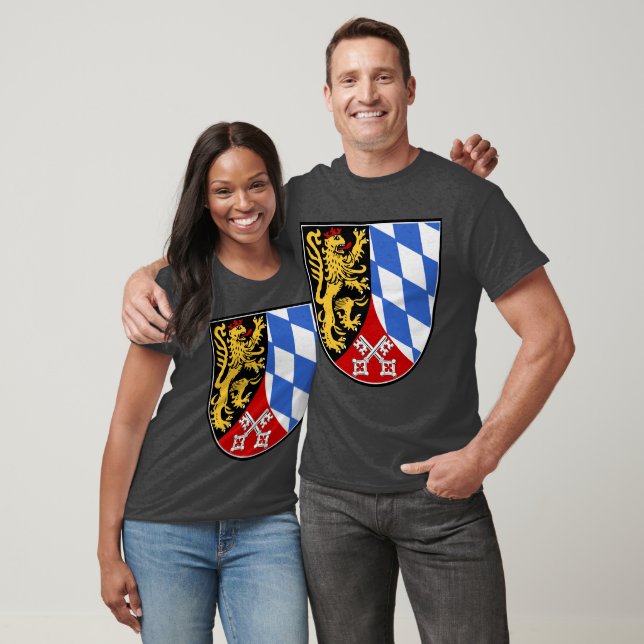 Regensburg Bavaria Jackar om Arm T Shirt (Unisex)