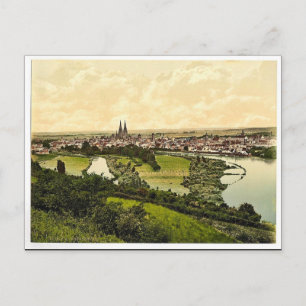 Regensburg, Bayern, Tyskland klassisk Photochrom Vykort