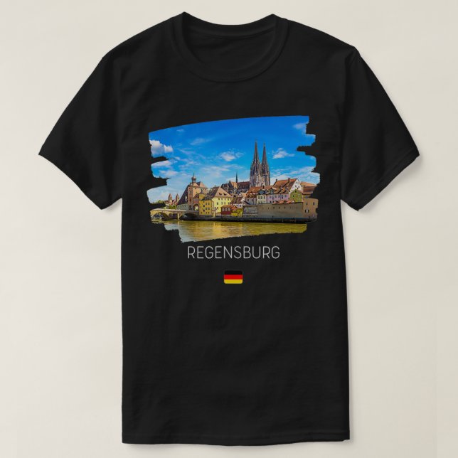 Regensburg Germany  T Shirt (Design framsida)