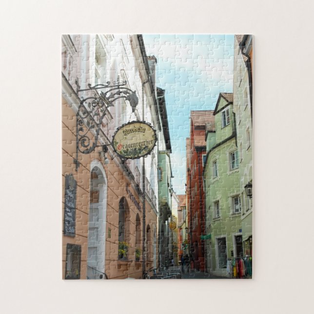 Regensburg Östra Bayern. Pussel (Vertikal)