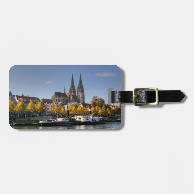 Regensburg, Tyskland Bagagebricka (Horisontell Framsida)