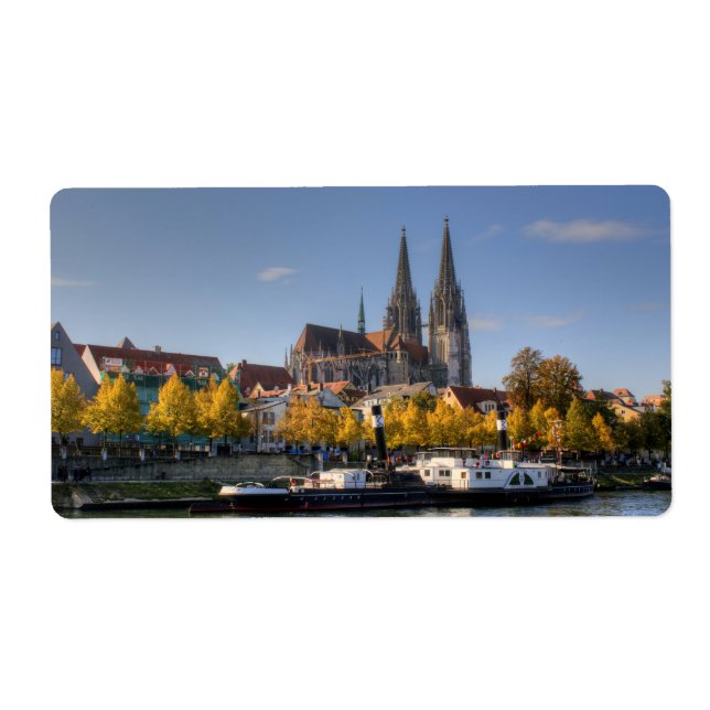 Regensburg, Tyskland Fraktsedel (Framsidan)