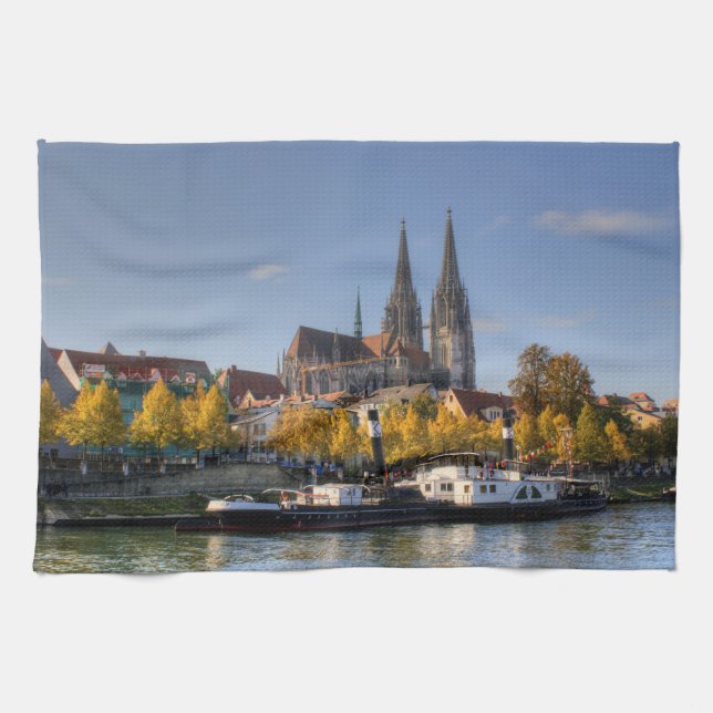 Regensburg, Tyskland Kökshandduk (Horisontell)