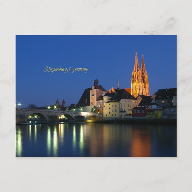 Regensburg, Tyskland Vykort (Framsida)