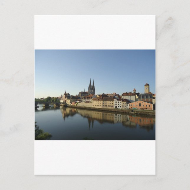 Regensburg, Tyskland Vykort (Framsida)