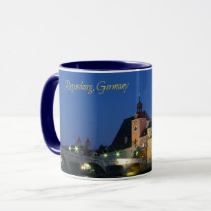 Regensburg, Tysklanda landskapsbild Mugg