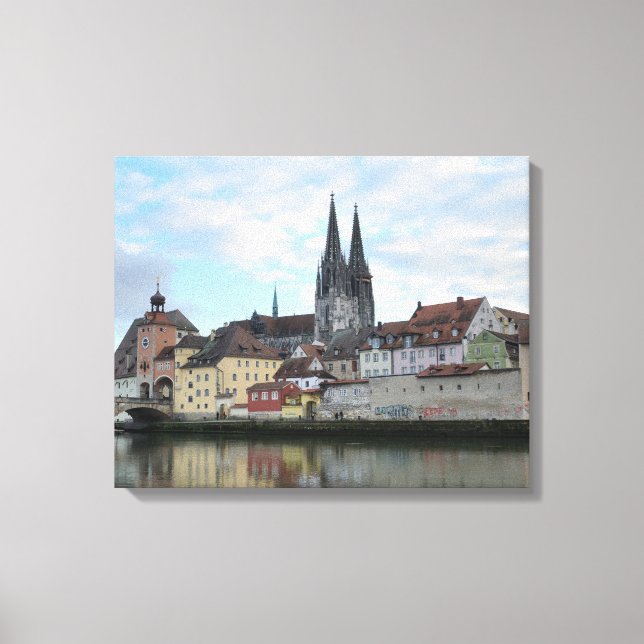 Regensburg, Tysklant Kanvastryck (Framsida)