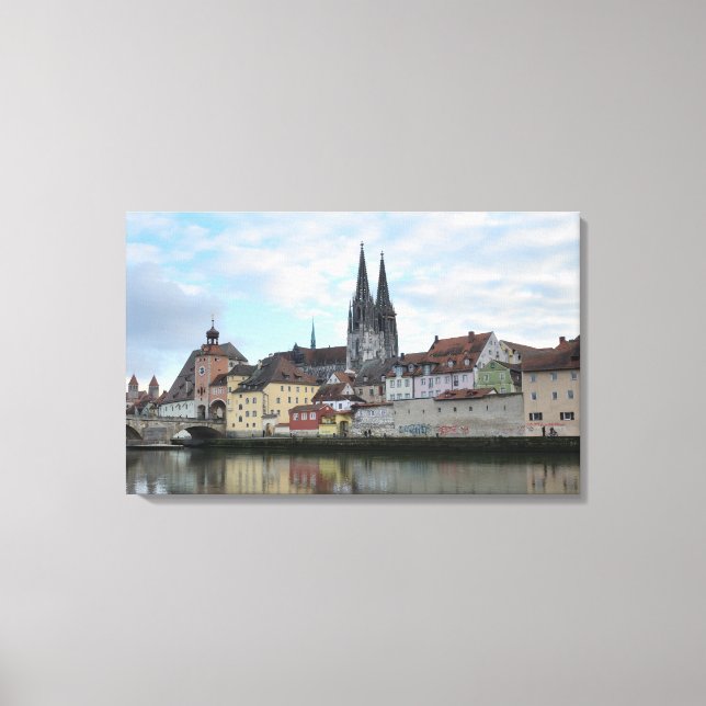 Regensburg, Tysklant Kanvastryck (Framsida)
