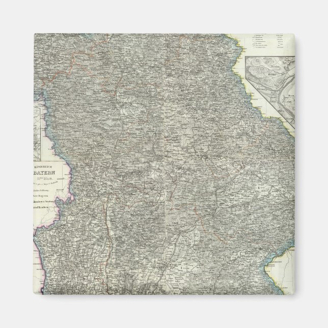 Regensburgregionen Tyskland Magnet (Framsidan)