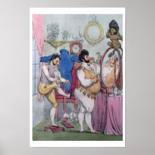 Regenskap ett lafunktionsläge, 1812 (färgad poster