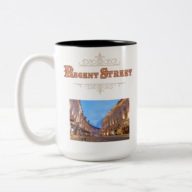 Regent Street 15 oz. Two Tone Mug Två-Tonad Mugg (Vänster)