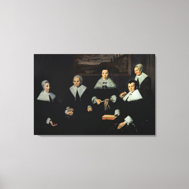 Regentesses of the Old Manar Alfalmhouse, Haarlem Canvastryck (Framsida)