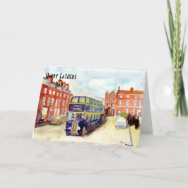 Regentkort för fars dag Öster Yorkshire AEC Kort