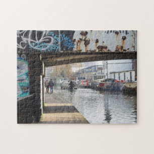 Regents Canal Bridge London Förenade kungariket Pussel