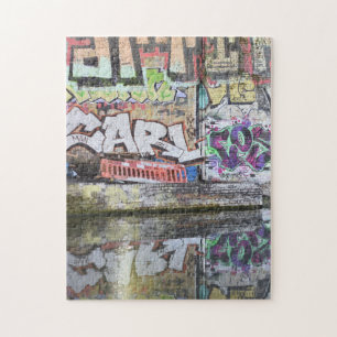 Regents Canal Graffiti London England Pussel