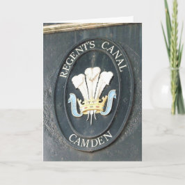 Regents kanal - Camden Lock - gratulationskort Kort