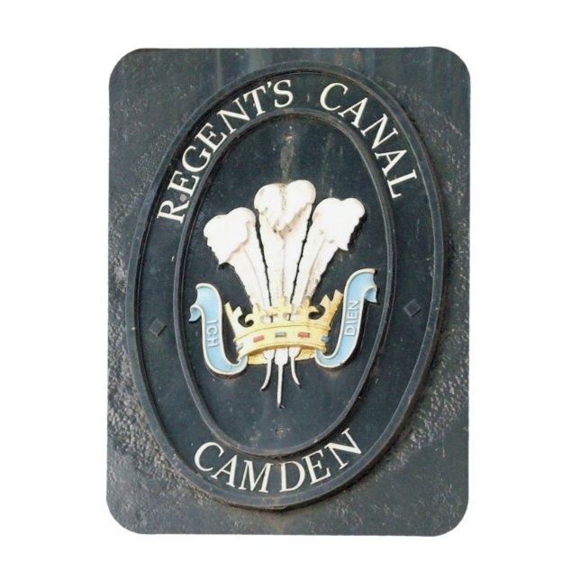 Regents kanal - Camden Lock - London - Magnet (Vertikal)