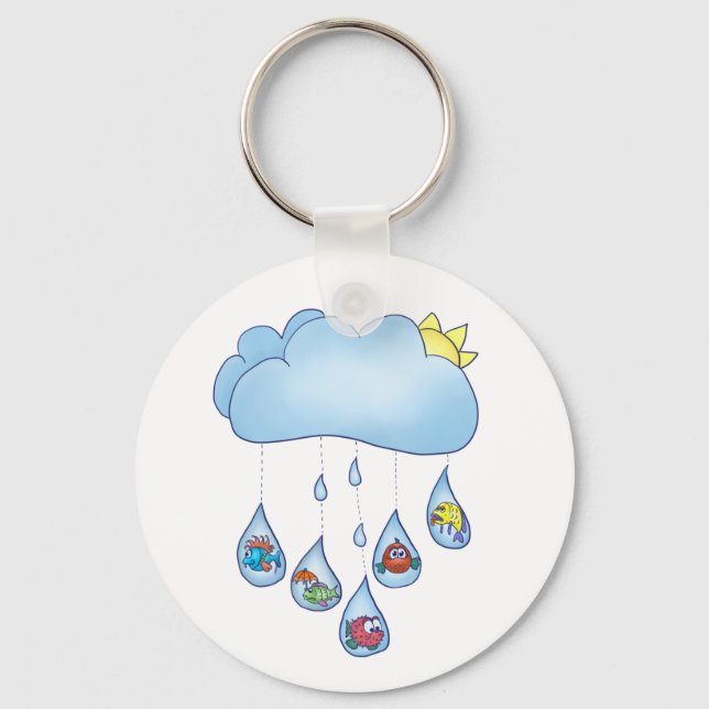 Regenwolke Nyckelring (Framsida)