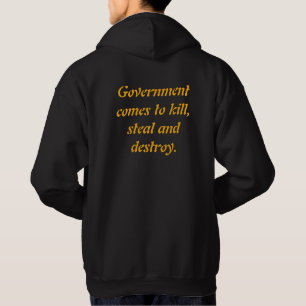 Regering: Döda, Steal & Destroy Hoodie