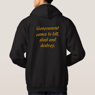 Regering: Döda, Steal & Destroy Hoodie