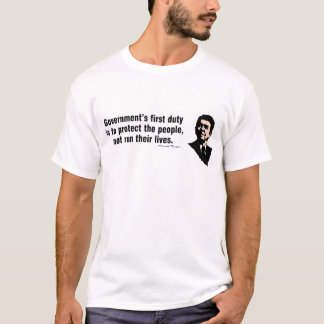 Regering första arbetsuppgift t-shirt