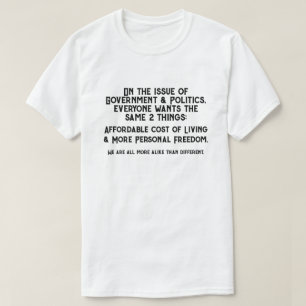 Regering och Politik T Shirt