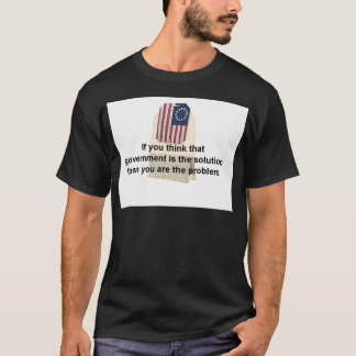 Regeringen är problemet, inte lösningen tee shirt
