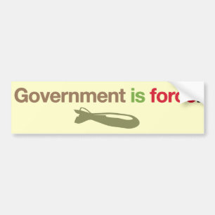 Regeringen är styrka bildekal