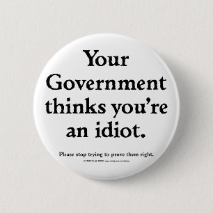 Regerings- idiot knapp